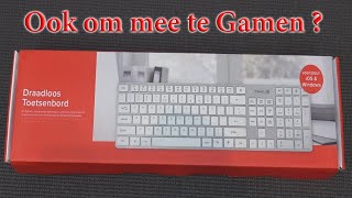 Kruidvat € 999 Draadloos Keyboard Review [upl. by Yziar]