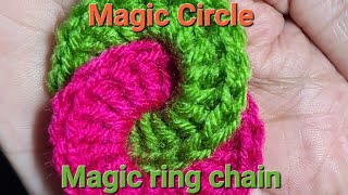 Magic Ring chain कैसे बनाएं stepbystep आइए मेरे साथ बनाते हैं [upl. by Natala]