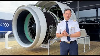 GTF engine Gamechanging efficiency and sustainability  Paris Air Show [upl. by Aicile]