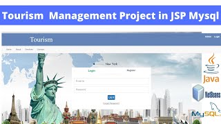 Tourism Management System Project in Java JSP Mysql Netbeans [upl. by Setarcos163]