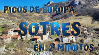 SOTRES en 2 minutos Conoce los encantos de este bonito pueblo de los Picos de Europa ASTURIAS [upl. by Esihcoc]