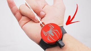 How To Make The Amazing SpiderMan Web Shooter  DIY Spiderman Web [upl. by Eiramit]