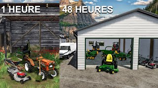 48h00 dans une entreprise paysagiste abandonnée voici ce quil sest passé  Farming Simulator 22 [upl. by Cyd]