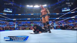 WWE SMACKDOWN 11924 RESULTS RANDY ORTON ATTACKS ROMAN REIGNS [upl. by Harland]