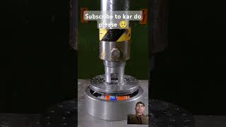 Hydraulic press 🫡🫡😂 video viralvideo youtubeshorts shortvideo hydraulicpress [upl. by Erdnael]