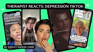 Im a Therapist and Im SHOOK by These Depression TikTok Videos [upl. by Bishop]