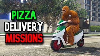 Gta 5 Pizza Delivery Missions  Trade Price for Pizza Boy [upl. by Lunt]