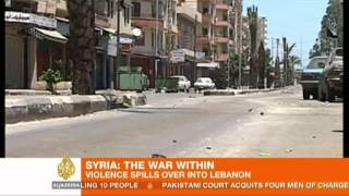 Syria violence spills into Lebanon [upl. by Hull]