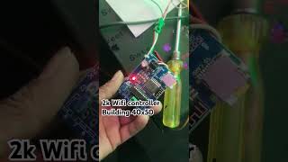 Pixel Led control 2000 LED wifi controller 40x50 building decoration short [upl. by Melina523]