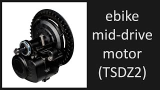 DIY Electric Bicycle Conversion  TSDZ2 installation middrive motor kit [upl. by Lavine976]