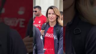 Yıldızlar geçidi 🇹🇷🤩 shorts Paris2024 [upl. by Ermin]