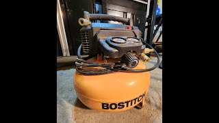 Bostitch Air Compressor Tutorial [upl. by Helprin404]