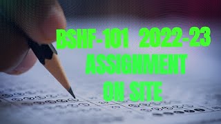 How to download BSHF101 2023 assignment direct link available in description [upl. by Seravat928]