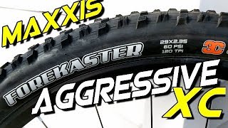 Aggressive XC Tire The Maxxis Forecaster 29x235 Mountain Bike Tire [upl. by Ellainad72]