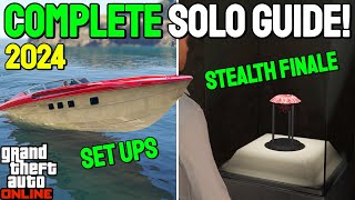 GTA Online Solo Cayo Perico Heist Guide 2024 Set Ups  Stealth Elite Finale [upl. by Bordy]