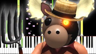 Markus Theme REDUX  Piano Remix  Piggy Roblox [upl. by Anatollo381]