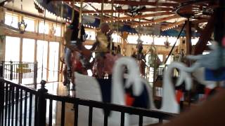 Stella amp Levi on historic carousel in Nederland CO [upl. by Henleigh902]