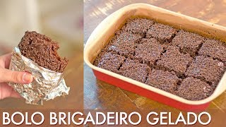 Como fazer Bolo brigadeiro gelado  Segredinhos 192 [upl. by Teerprah299]