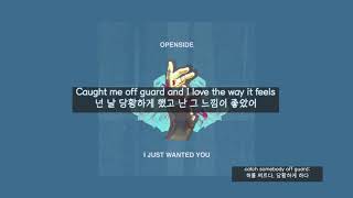 Openside 오픈사이드  I just wanted you 가사  해석  자막  번역  lyrics  korean [upl. by Ssitnerp419]