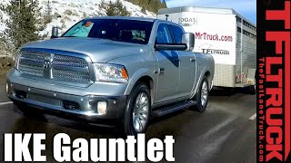 2016 Ram 1500 HEMI takes on the Extreme Ike Gauntlet Towing Review [upl. by Chance]