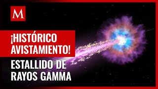 Detectan el estallido de rayos gamma más brillante de todos los tiempos [upl. by Sicard259]