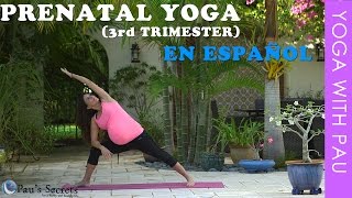 YOGA PRENATAL TERCER TRIMESTRE  GODDESS FLOW [upl. by Seel]