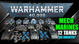 Mechanized Deathwatch SPACE MARINES Warhammer 40000 List Breakdown amp Tactics new40k [upl. by Anelat]