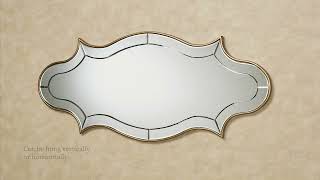 Zinnia Beveled Wall Mirror Panel [upl. by Nanek314]