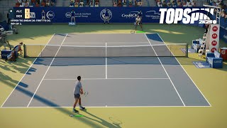 Top Spin 2K25  Carlos Alcaraz Vs Matteo Berrettini  HYPER TIE BREAK  Cincinnati Open PS5 [upl. by Nylyoj930]