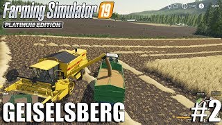 Harvesting a new field Geiselsberg Timelapse 2  FS19 Timelapse  Farming Simulator 2019 [upl. by Imre]