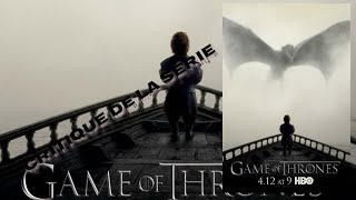 critique game of trones saison 5⚔️⚔️⚔️🗡🛡🩸📜🐲🐉🕯🏹🏹🏹🏹 [upl. by Ayatnahs]