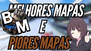 MELHORES E PIORES MAPAS DO ROCKET LEAGUE [upl. by Lejna835]