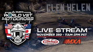 2024 World Vet Motocross Championship  LIVE from Glen Helen Raceway [upl. by Robison889]