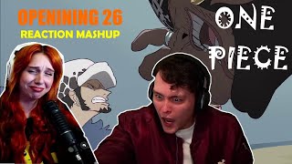 One Piece Opening 26 Reaction Mashup [upl. by Norre]