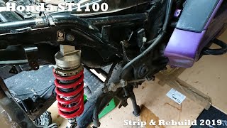 ST1100 Pan European 2019 Rebuild  Part 12 Carb Cleaning balancing and refitting [upl. by Elocen]