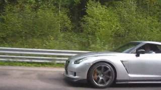 Mercedes CL65 amg vs Nissan GTR Switzer P800 [upl. by Locke]