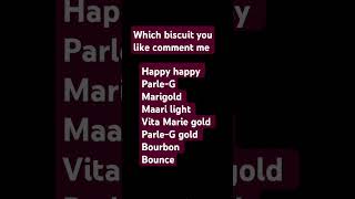 Which biscuit you like comment guys comment [upl. by Anipsed]