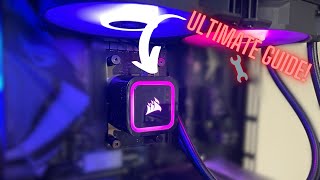 How to use the Corsair H100x RGB Elite Full install amp Ultimate guide 🔧🖥️ [upl. by Anitniuq]