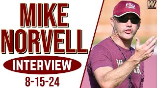 Mike Norvell Post Practice Press Conference  WRs elevating game  FSU Football  Warchant FSU [upl. by Alyakcim621]