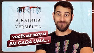 DAÍ QUE ENTÃO EU LI quotRAINHA VERMELHAquot  Lendo Rainha Vermelha 1 [upl. by Ditzel164]