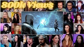 Amazing Reaction to KRATOS vs THOR God of War Ragnarok REACTION MASHUP [upl. by Poppas]