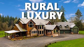 Live in Luxury on 10 Acres in the Pacific Northwest [upl. by Einon]