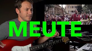 Guitar Teacher REACTS MEUTE  Hey Hey Dennis Ferrer Rework LIVE TECHNO [upl. by Nytsirhc]