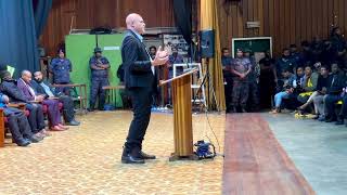 PNG DPM John Rosso Addressing Unitech Student on PNGUS DCA signing [upl. by Inan]