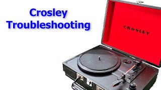 Crosley troubleshooting for suitcase style record players [upl. by Itsa]