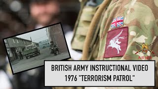 A British Army instructional video from 1976 quotTerrorism Patrol dos and dontsquot [upl. by Kamp]