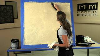 Metallic Plaster Application Video short version from Modern Masters [upl. by Tallou]