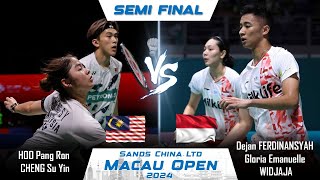 HOO Pang Ron CHENG Su Yin vs Dejan Gloria  Macau Open 2024 Badminton [upl. by Baptist]