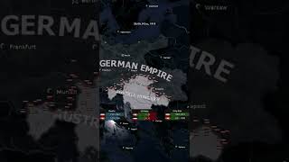 German Empire vs AustriaHungary 1914  HOI4 1vs1 Timelapse [upl. by Joash]