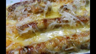 gratin pomme de terre aux saucisses غراتان بطاطا بالمرغاز [upl. by Thorndike]